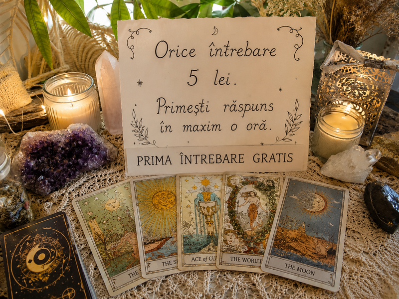Citiri tarot 5 lei intrebarea